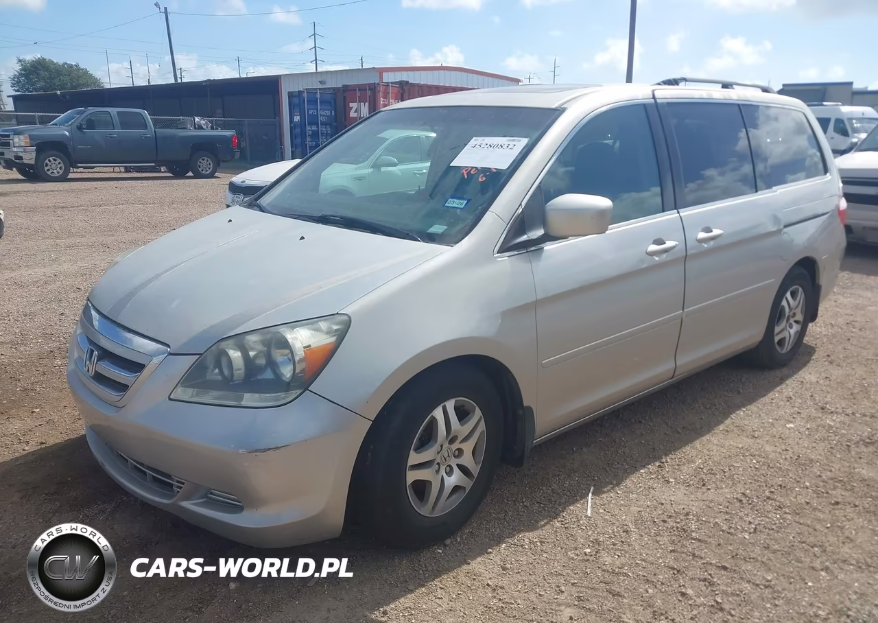 2007 Honda Odyssey Ex-L VIN:5FNRL38637B410182 - 2