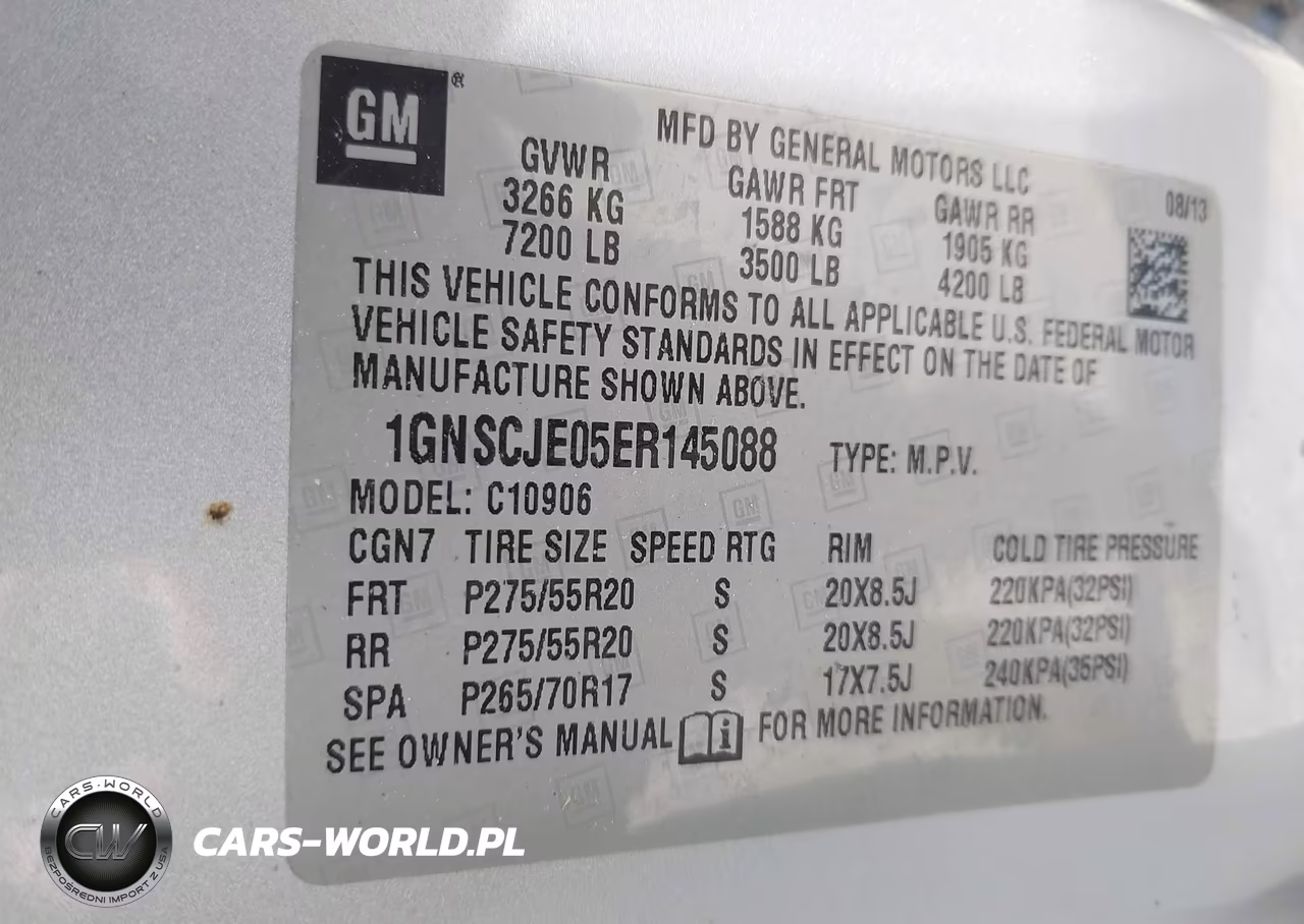 2014 Chevrolet Suburban 1500 Lt VIN:1GNSCJE05ER145088 - 9