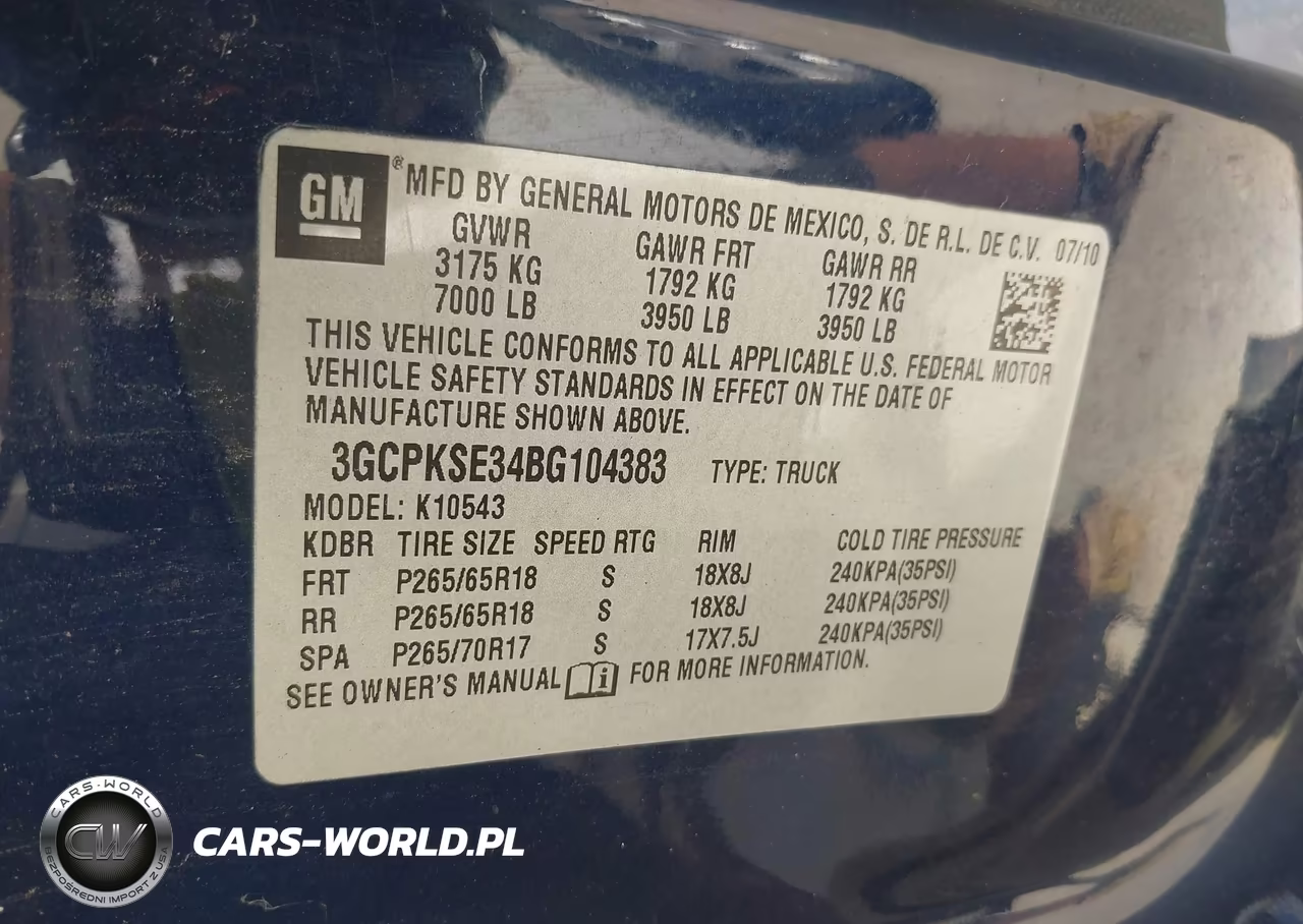 2011 Chevrolet Silverado 1500 Lt VIN:3GCPKSE34BG104383 - 9