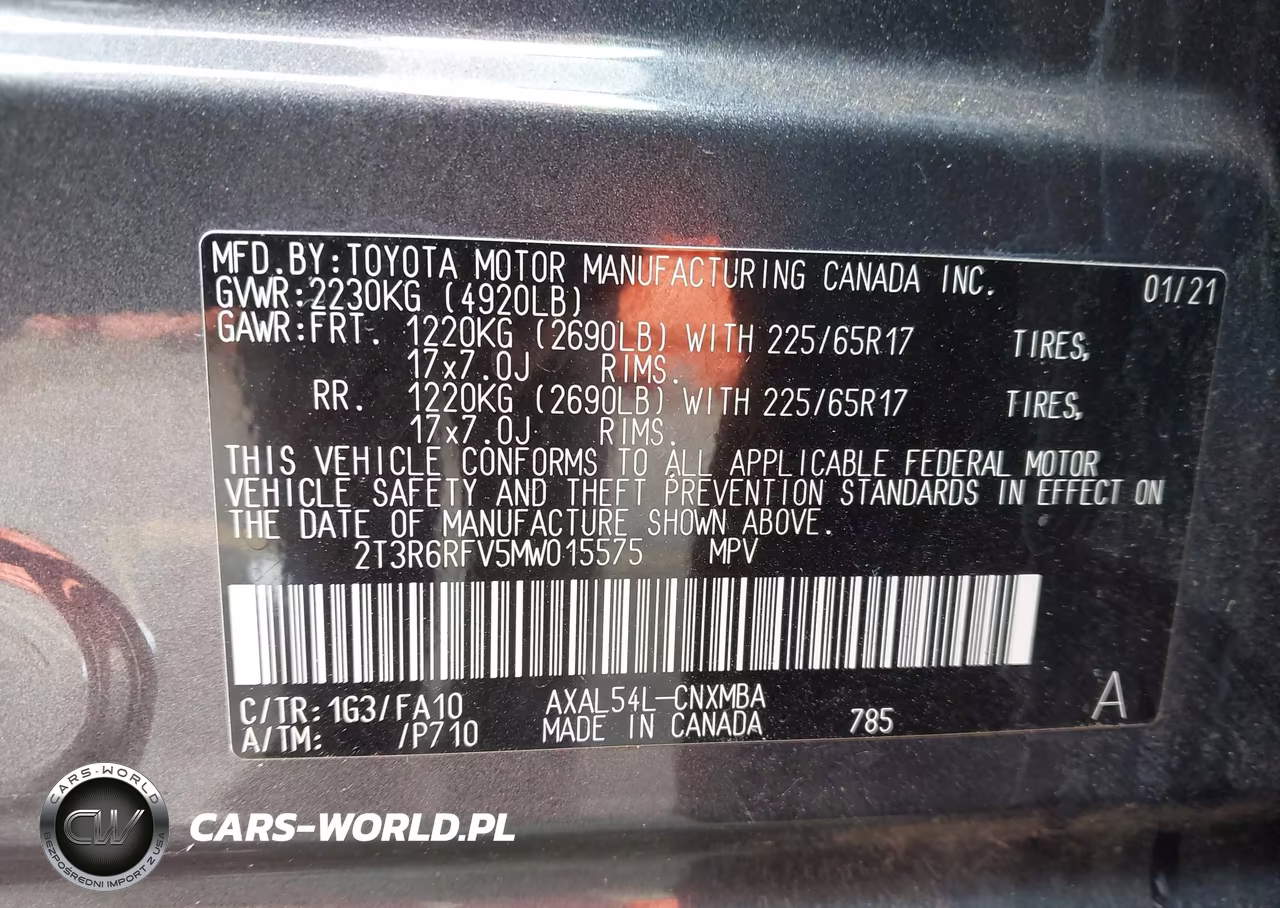 2021 Toyota Rav4 Hybrid Xle VIN:2T3R6RFV5MW015575 - 9