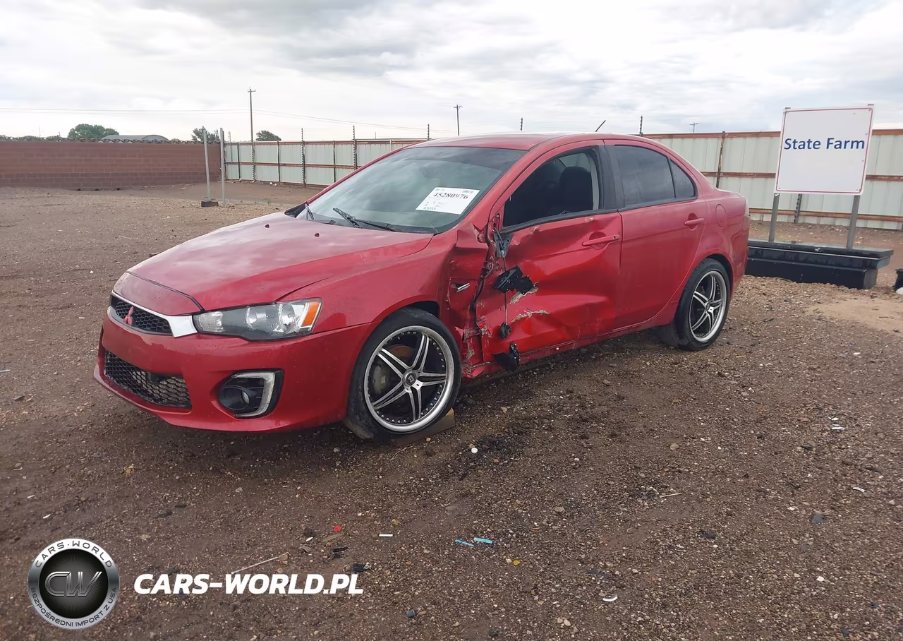 2016 Mitsubishi Lancer Es VIN:JA32U2FU7GU006611 - 2