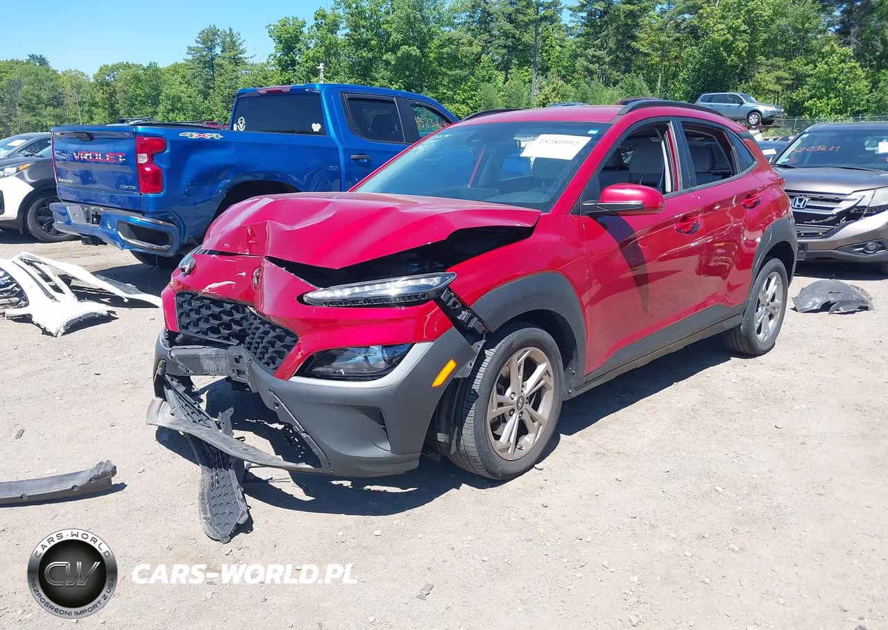 2022 Hyundai Kona Sel VIN:KM8K6CAB1NU762872 - 2