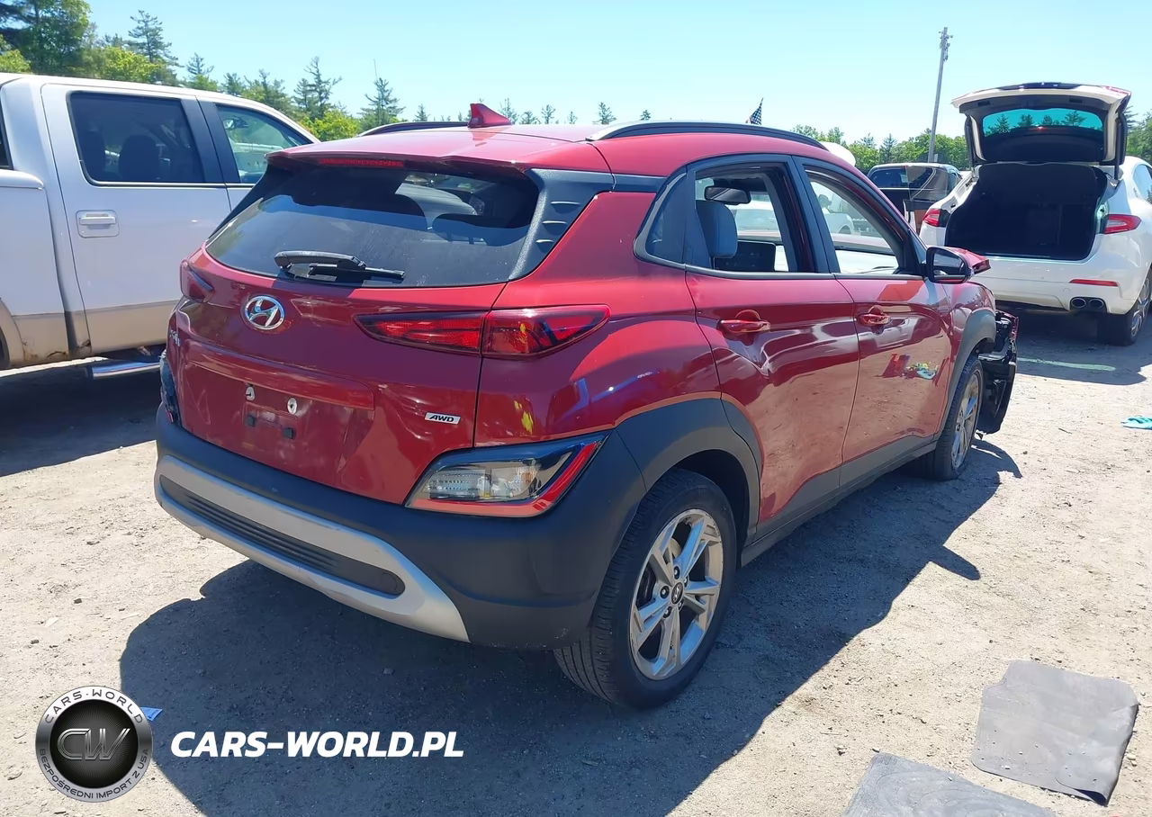 2022 Hyundai Kona Sel VIN:KM8K6CAB1NU762872 - 4
