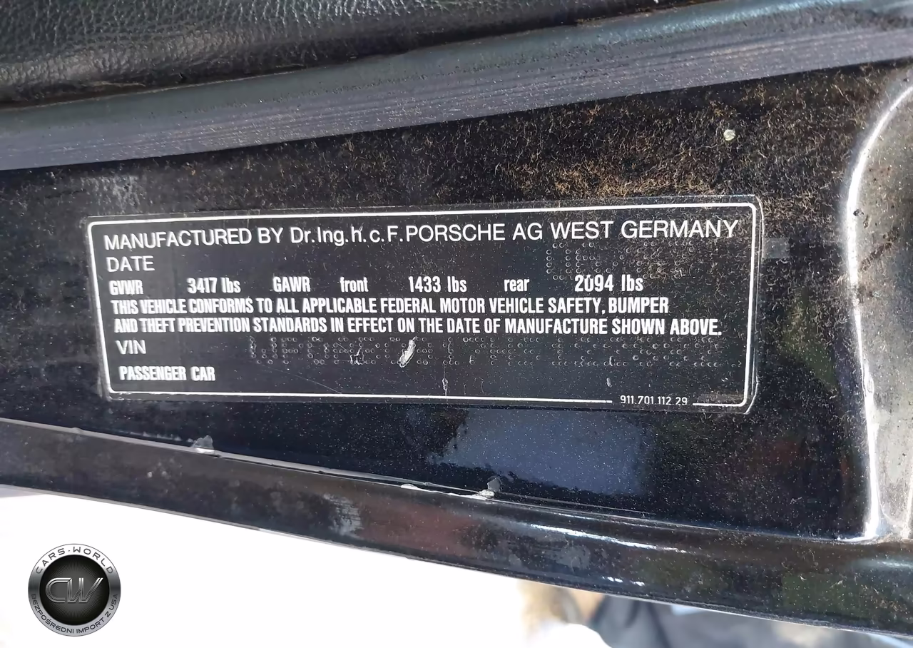 1987 Porsche 911 Carrera VIN:WP0AB0917HS122882 - 9