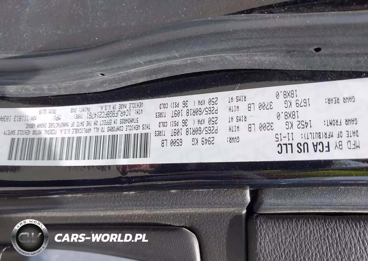 2015 Jeep Grand Cherokee Limited VIN:1C4RJFBG8FC214761 - 9