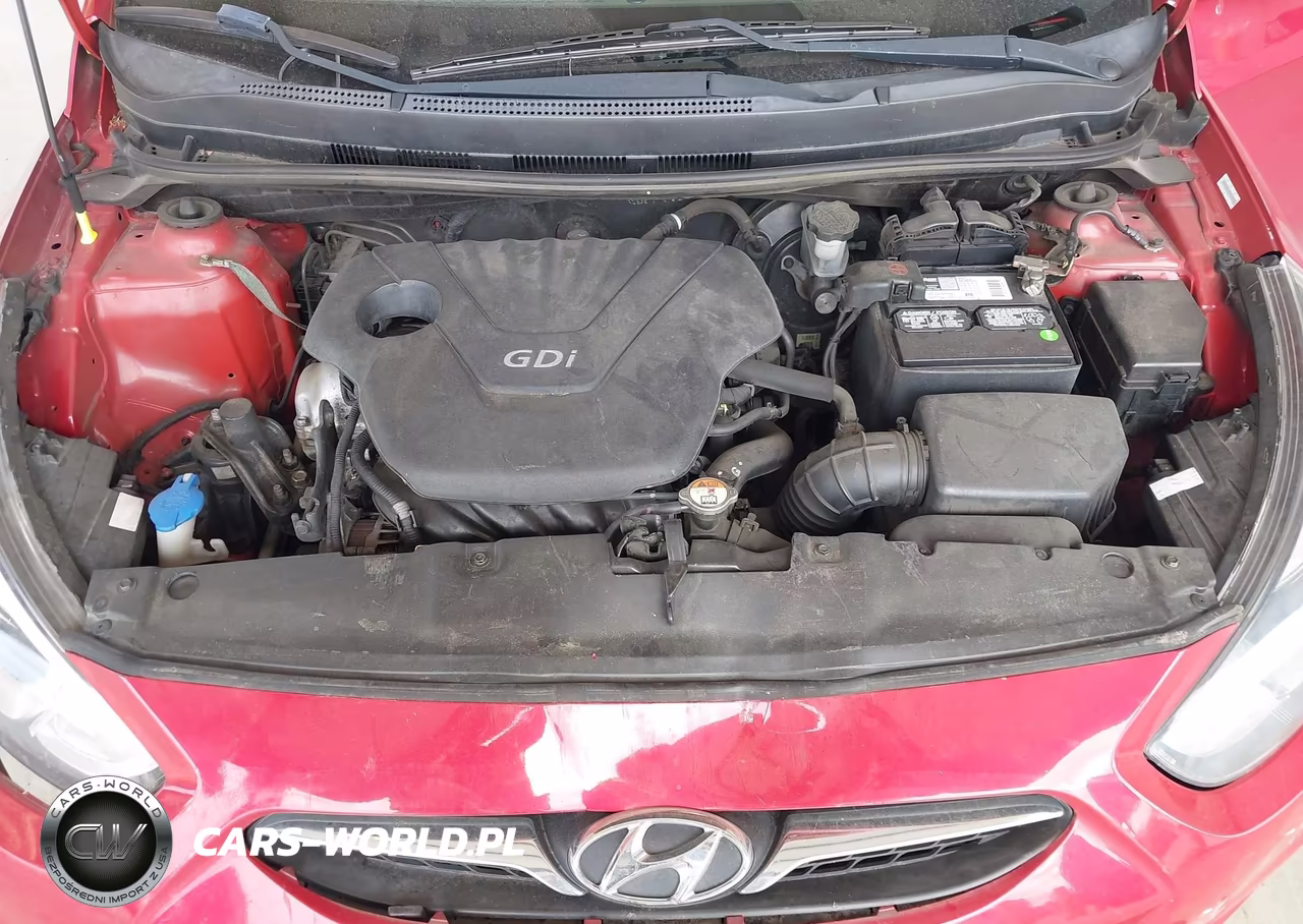 2013 Hyundai Accent Gls VIN:KMHCU4AE0DU299440 - 10