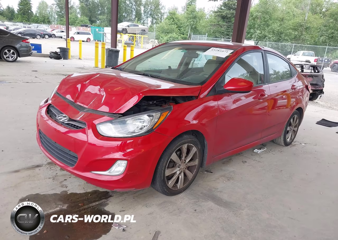 2013 Hyundai Accent Gls VIN:KMHCU4AE0DU299440 - 2