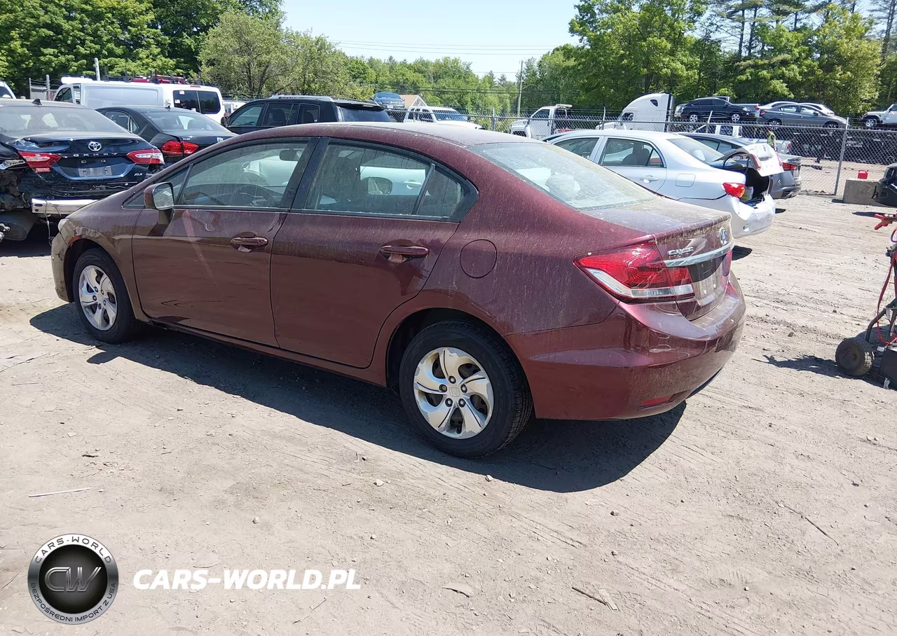 2015 Honda Civic Lx VIN:19XFB2F53FE287854 - 3