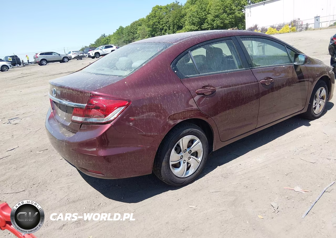 2015 Honda Civic Lx VIN:19XFB2F53FE287854 - 4