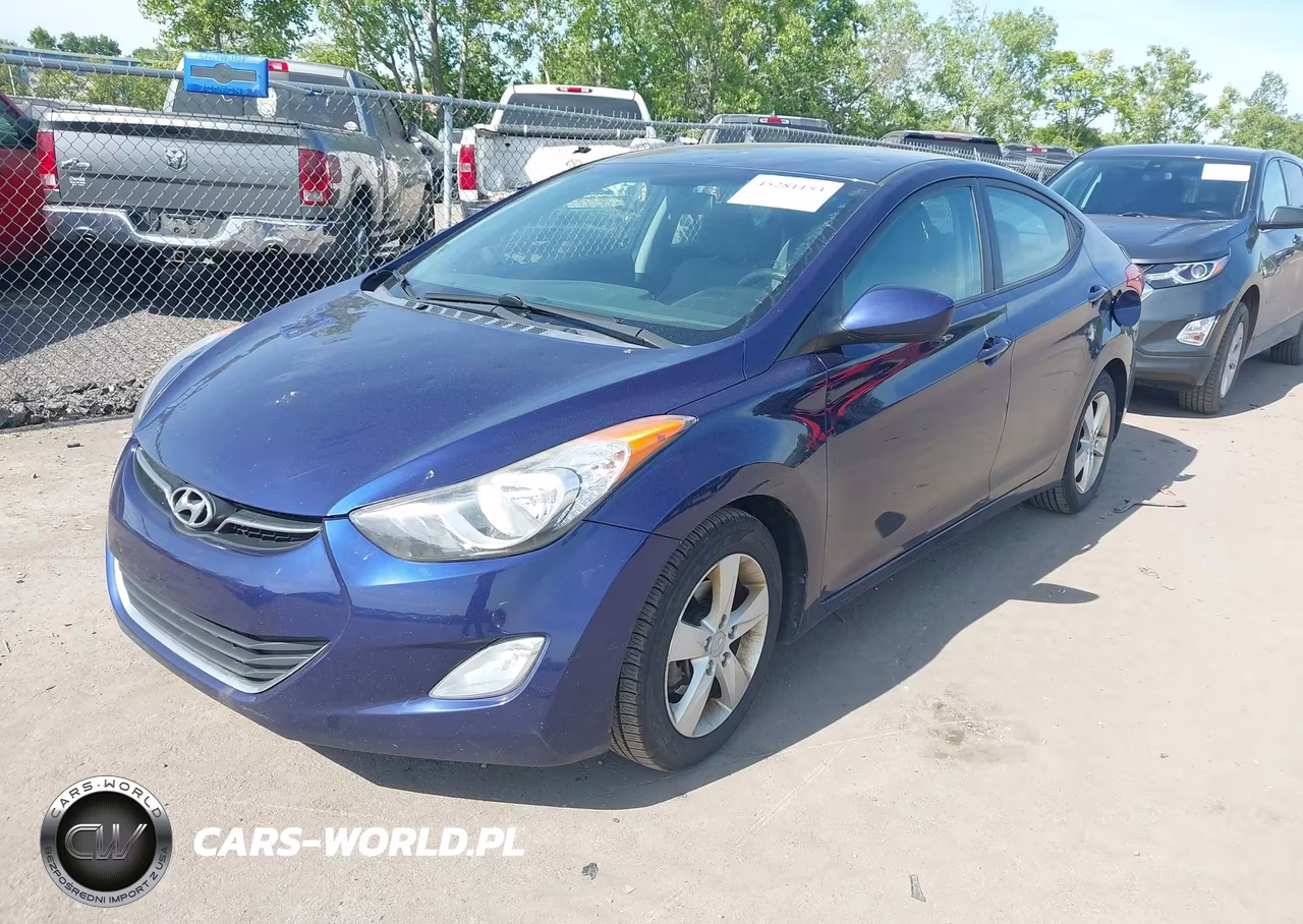 2013 Hyundai Elantra Gls VIN:5NPDH4AEXDH368903 - 2