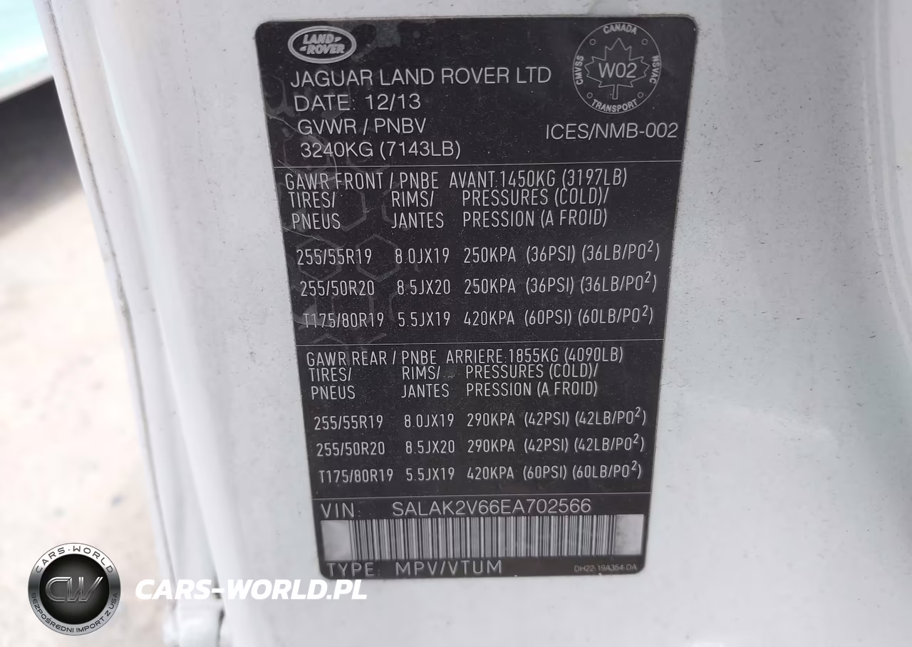 2014 Land Rover Lr4 VIN:SALAK2V66EA702566 - 9