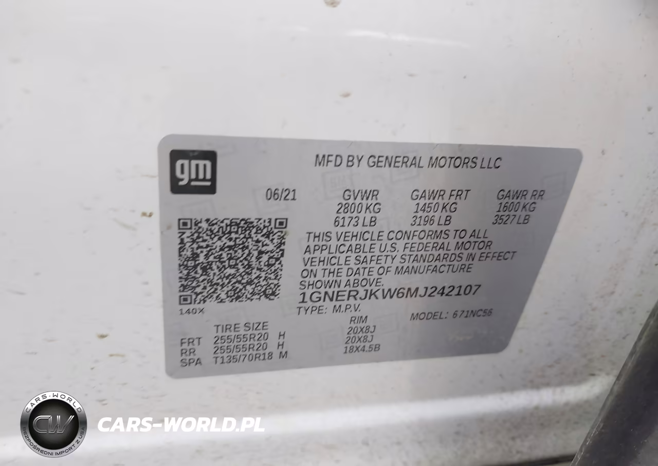 2021 Chevrolet Traverse Fwd Rs VIN:1GNERJKW6MJ242107 - 9
