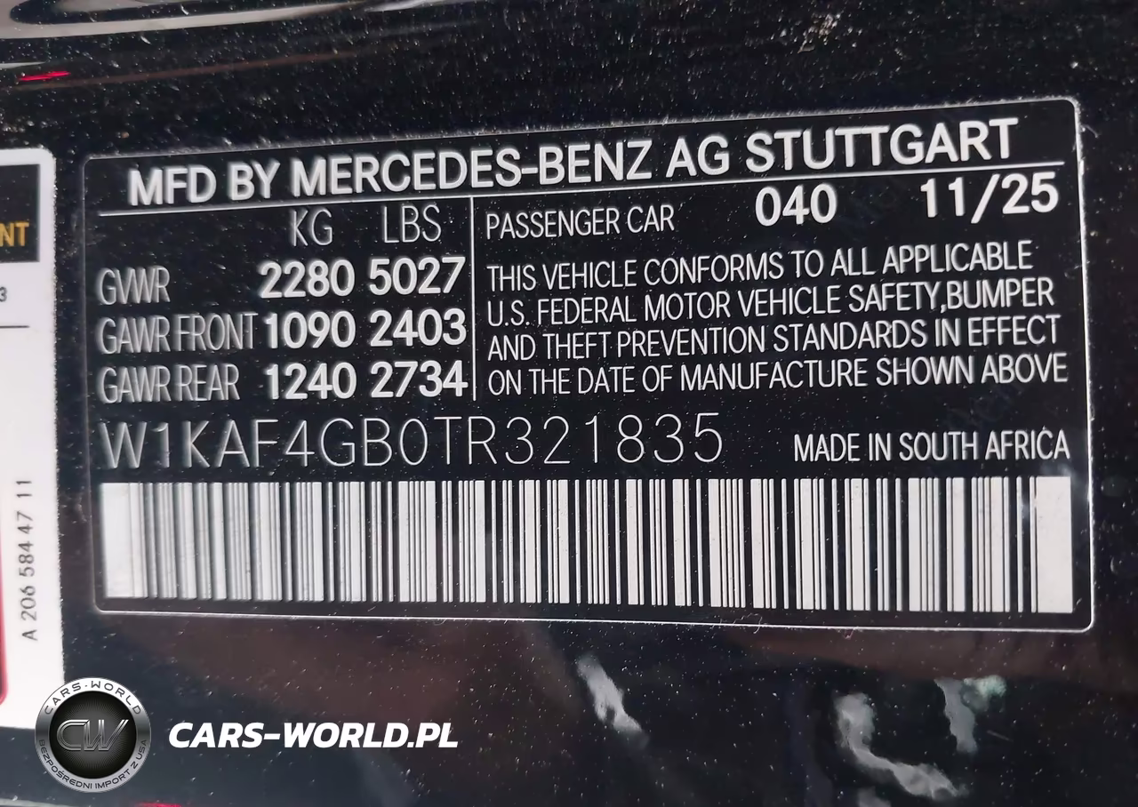 2026 Mercedes-Benz C 300 VIN:W1KAF4GB0TR321835 - 9