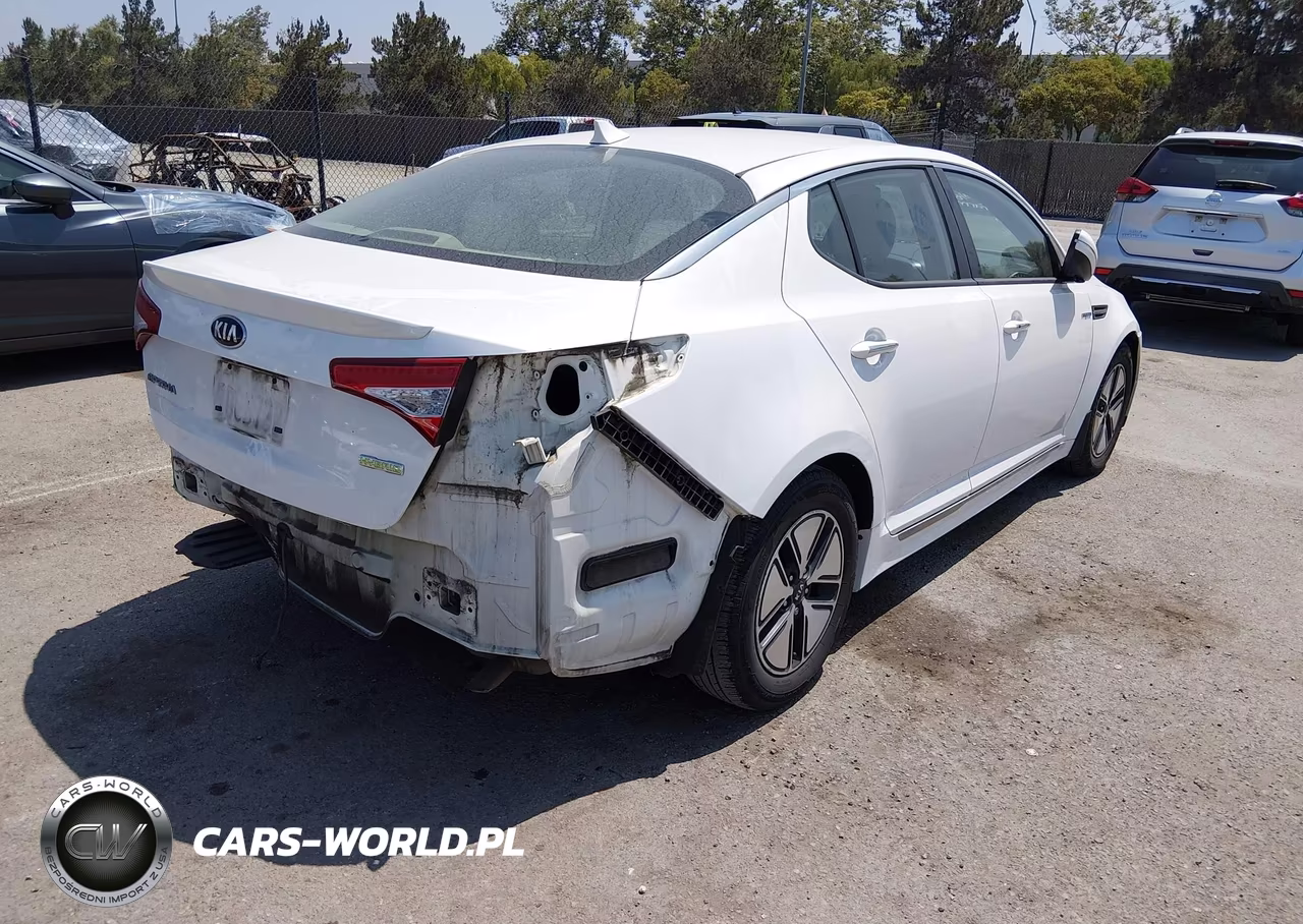 2013 Kia Optima Hybrid Lx VIN:KNAGM4AD8D5054566 - 4