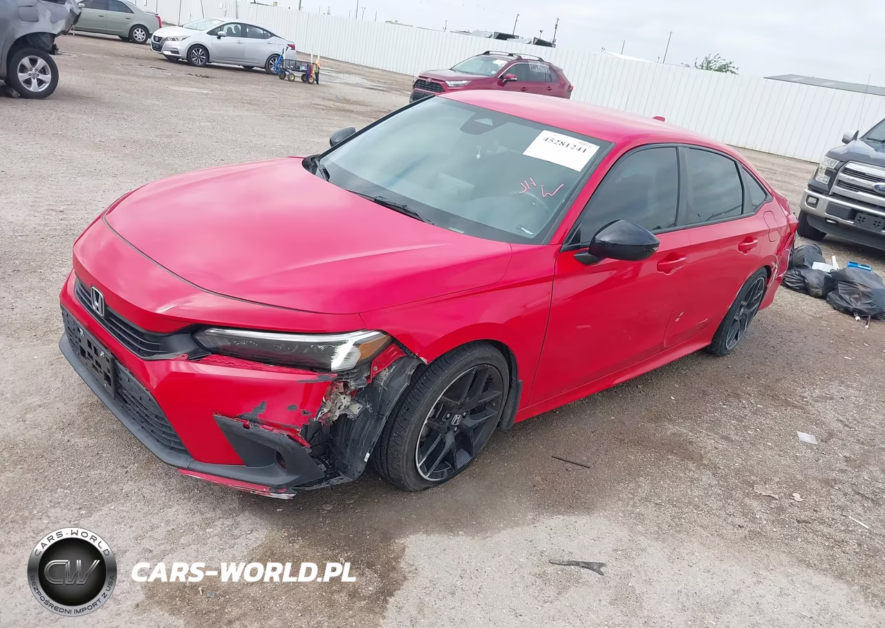 2022 Honda Civic Sport VIN:2HGFE2F55NH537963 - 2