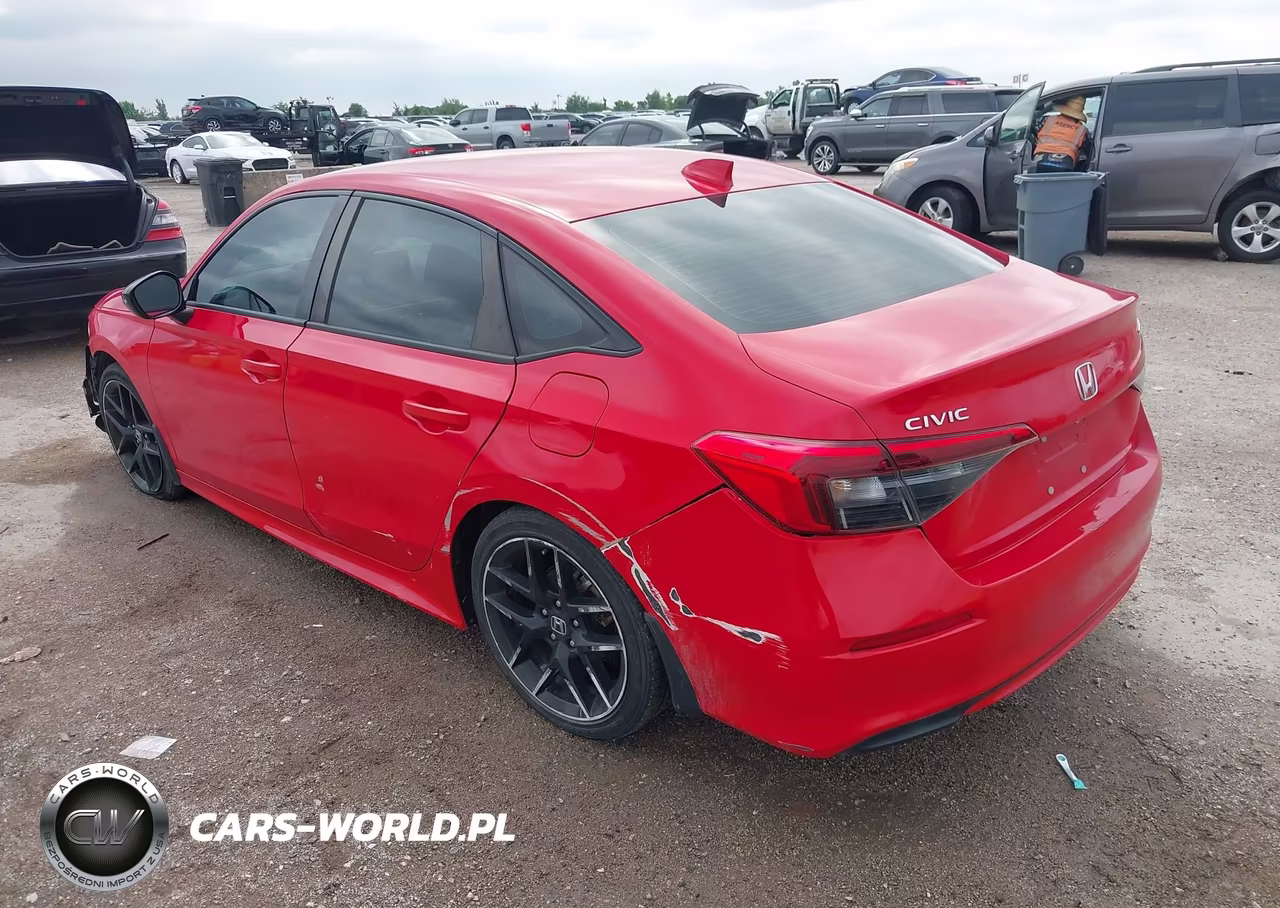 2022 Honda Civic Sport VIN:2HGFE2F55NH537963 - 3