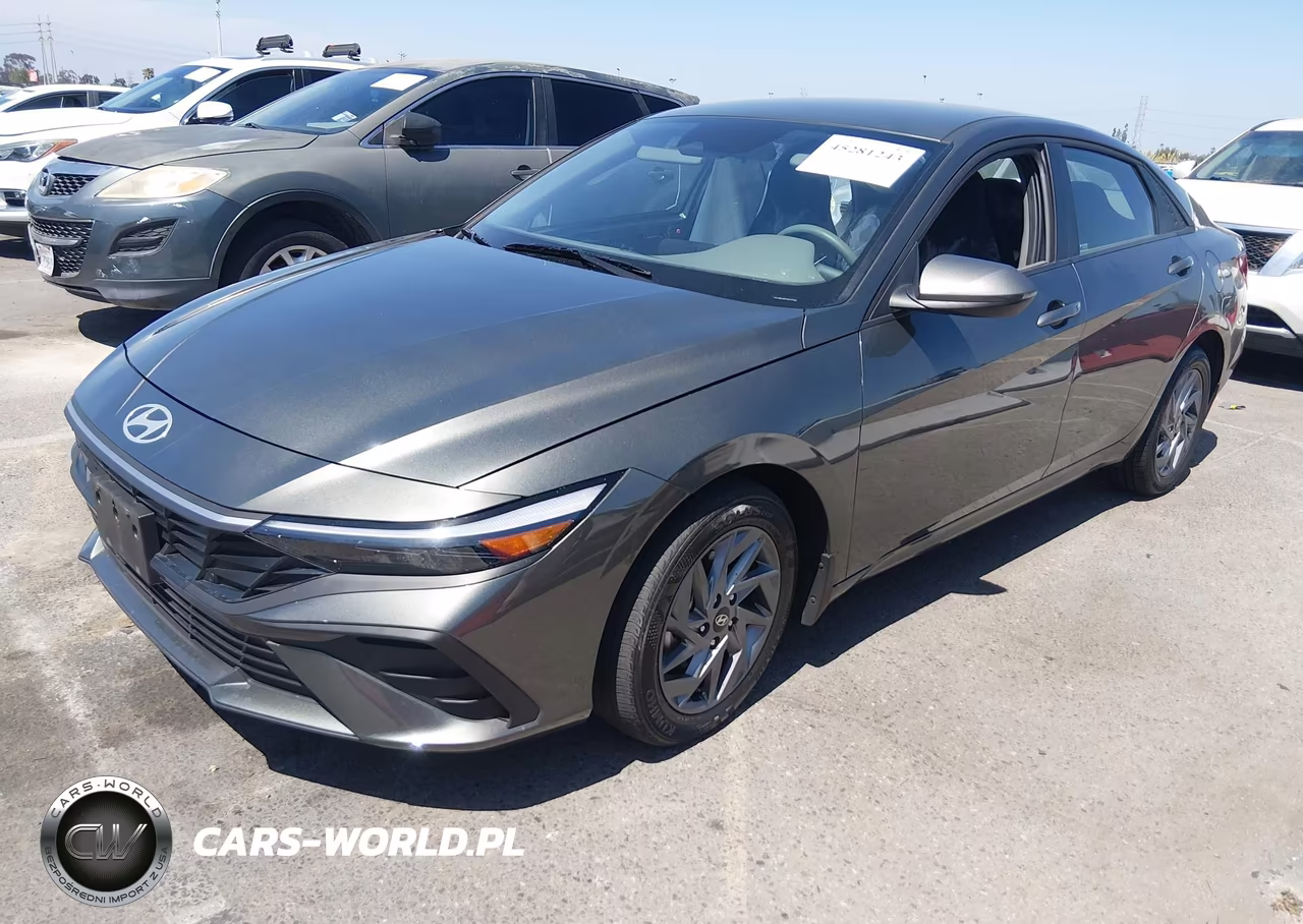 2025 Hyundai Elantra Hybrid Blue VIN:KMHLM4DJ5SU137356 - 2