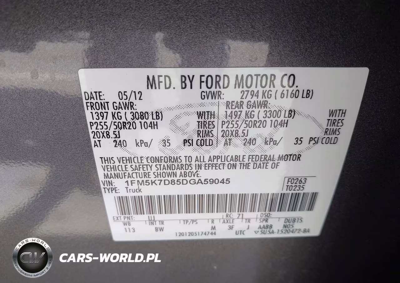 2013 Ford Explorer Xlt VIN:1FM5K7D85DGA59045 - 9
