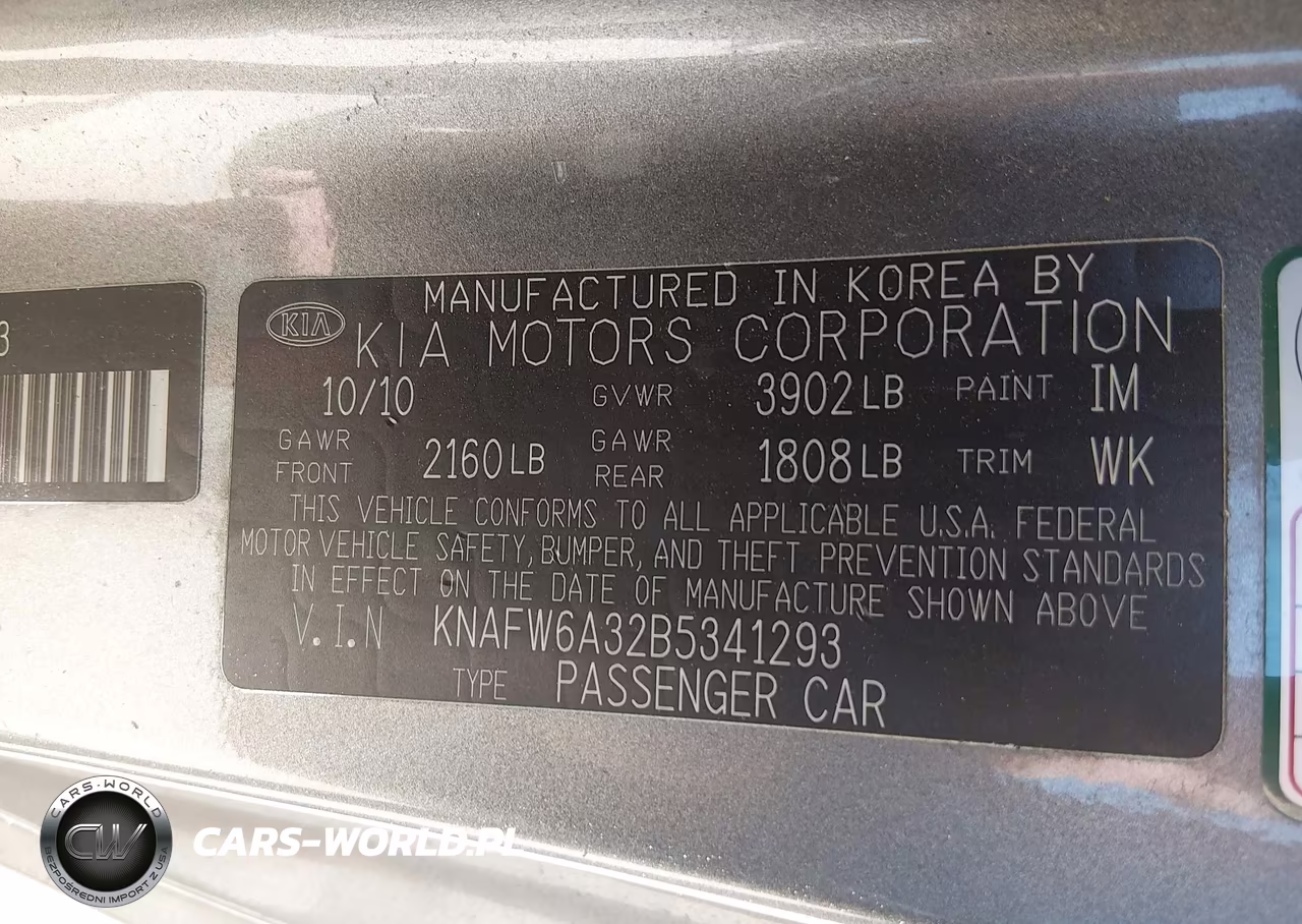 2011 Kia Forte Koup Sx VIN:KNAFW6A32B5341293 - 9