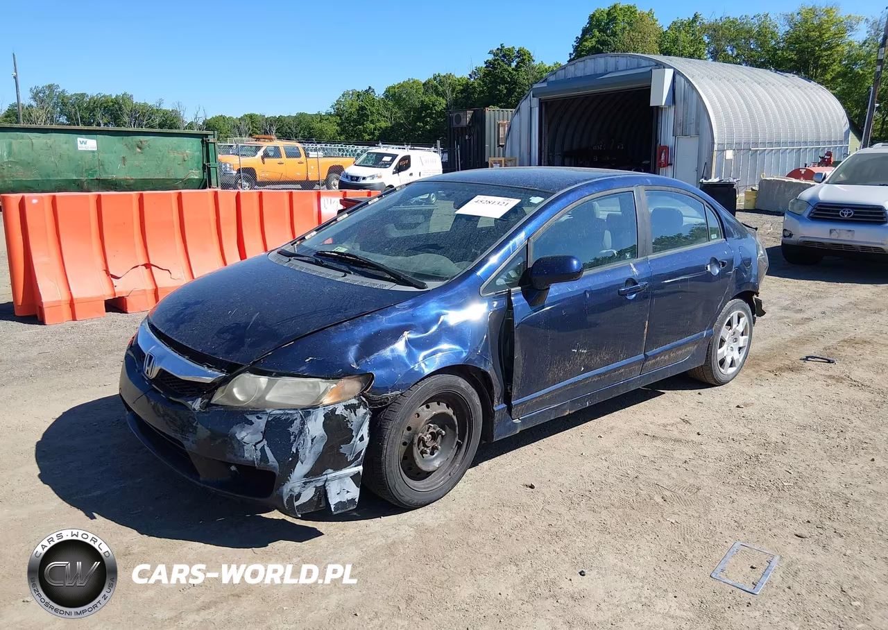 2009 Honda Civic Lx VIN:19XFA15579E027492 - 2