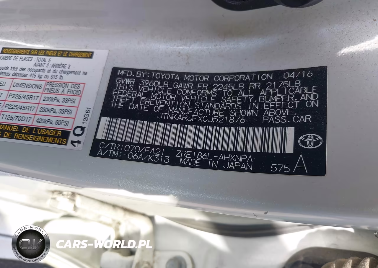 2016 Scion Im VIN:JTNKARJEXGJ521876 - 9