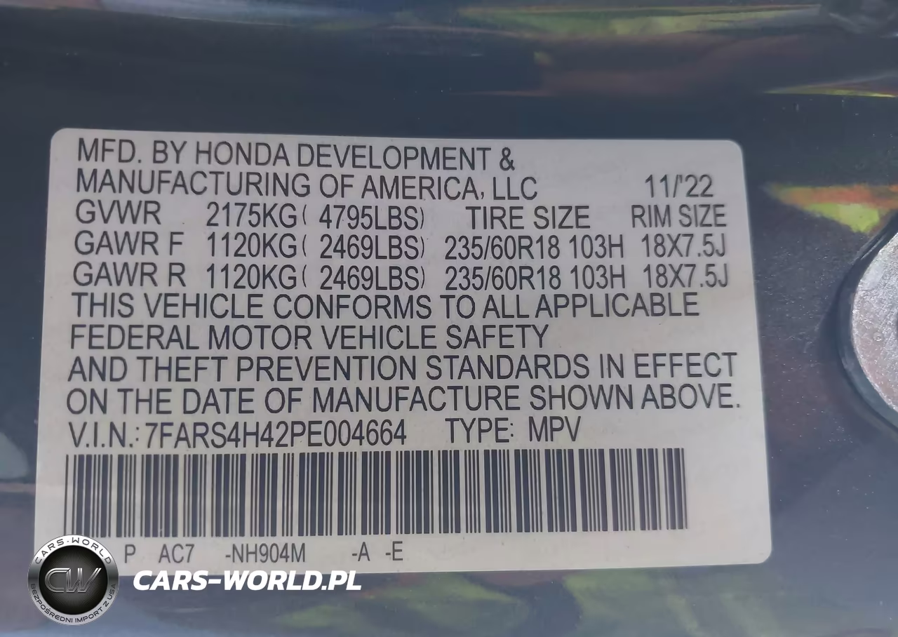 2023 Honda Cr-V Ex VIN:7FARS4H42PE004664 - 9