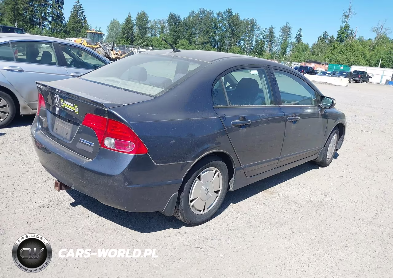 2007 Honda Civic Hybrid VIN:JHMFA36257S000977 - 4