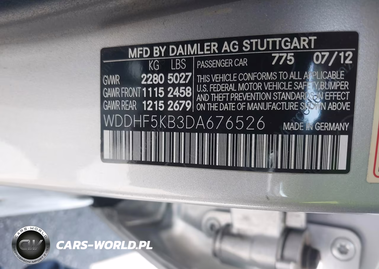 2013 Mercedes-Benz E 350 VIN:WDDHF5KB3DA676526 - 9