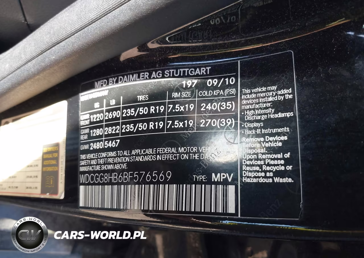 2011 Mercedes-Benz Glk 350 4Matic VIN:WDCGG8HB6BF576569 - 9