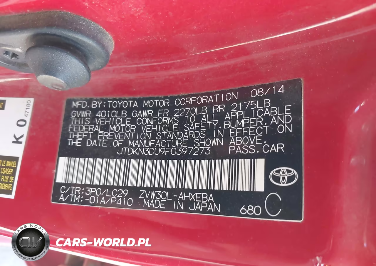 2015 Toyota Prius Persona Series Special Edition VIN:JTDKN3DU9F0397273 - 9