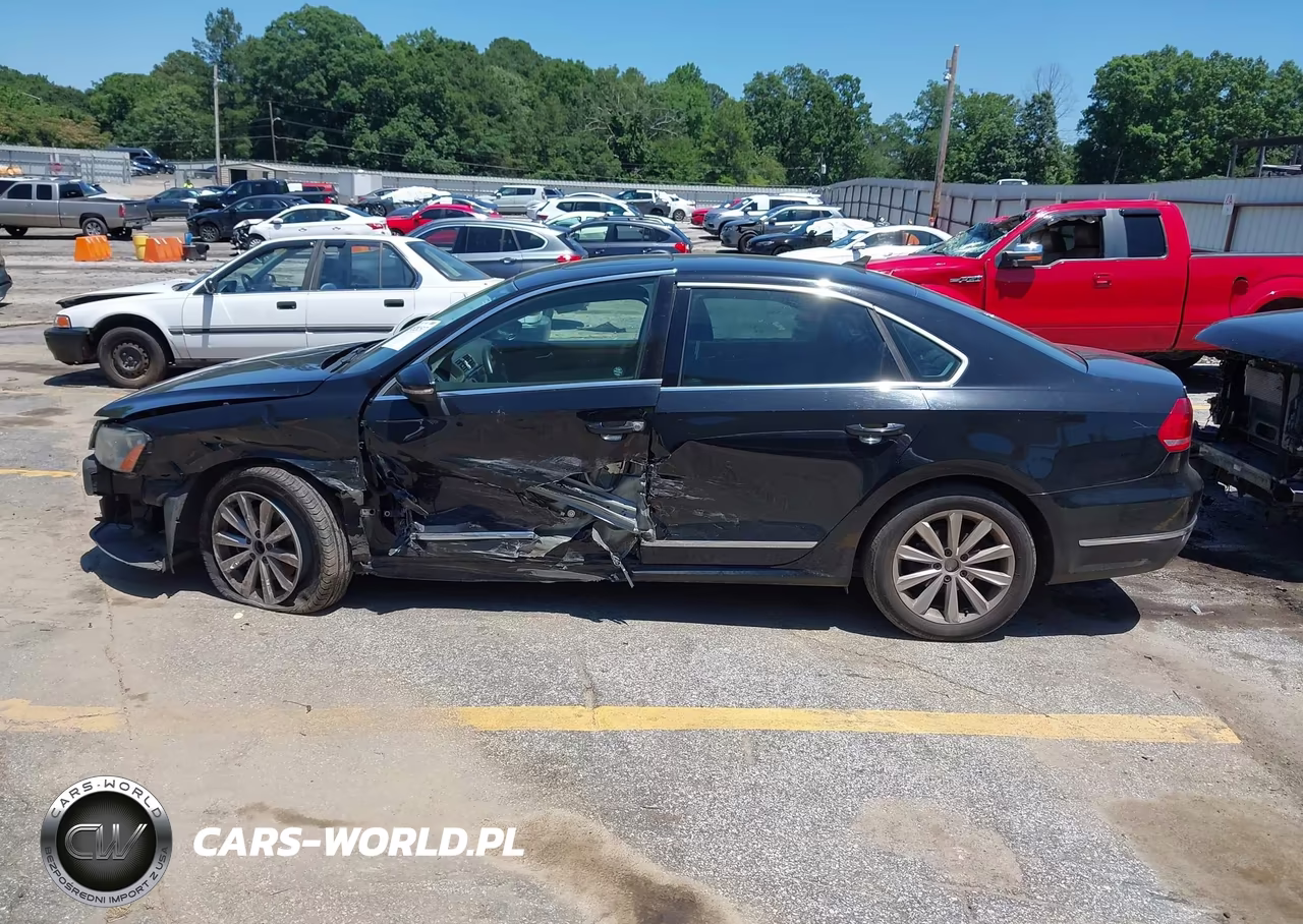 2012 Volkswagen Passat 2.5L Sel VIN:1VWCH7A36CC073039 - 14