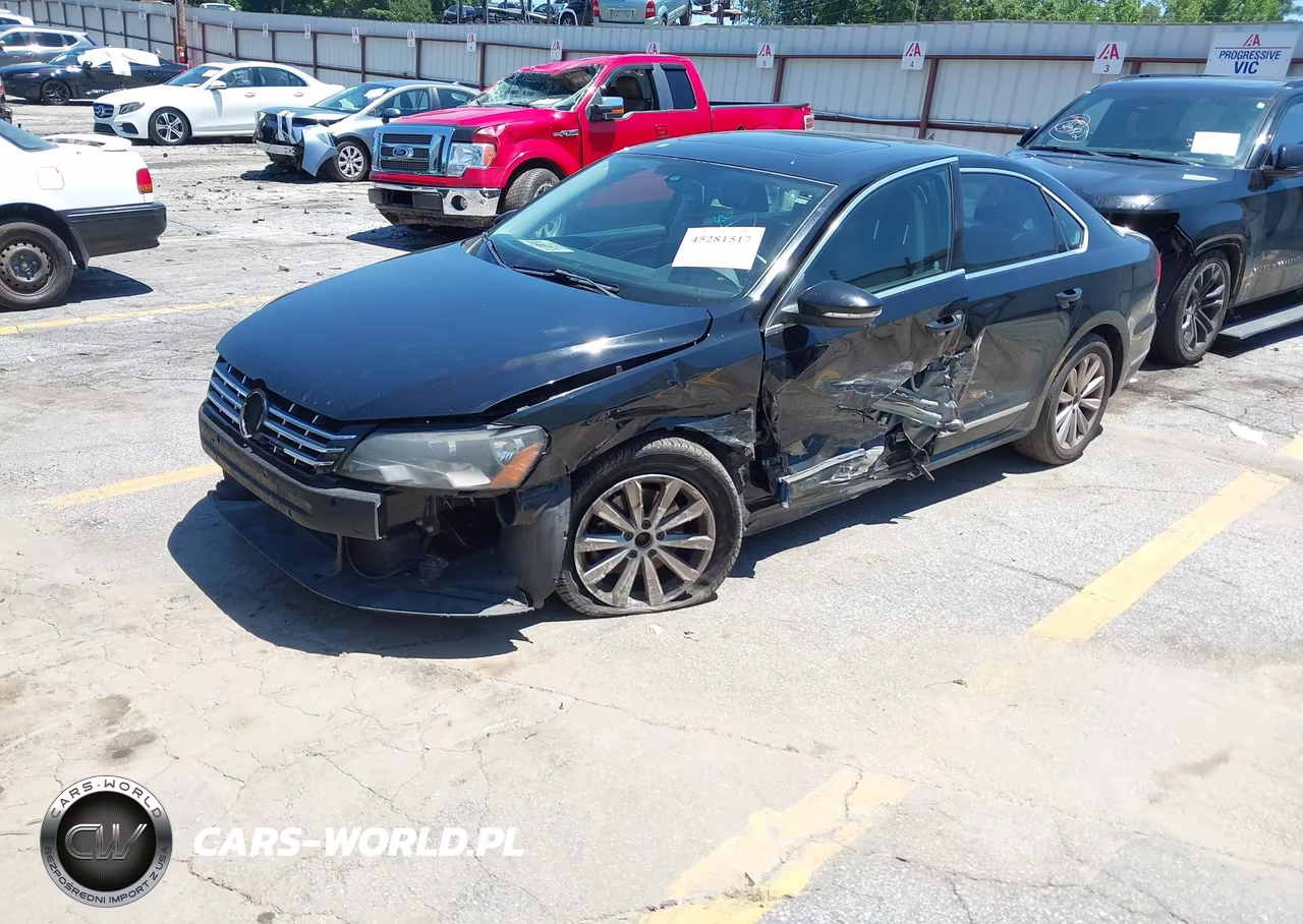2012 Volkswagen Passat 2.5L Sel VIN:1VWCH7A36CC073039 - 2