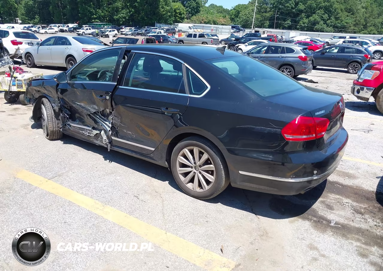 2012 Volkswagen Passat 2.5L Sel VIN:1VWCH7A36CC073039 - 3