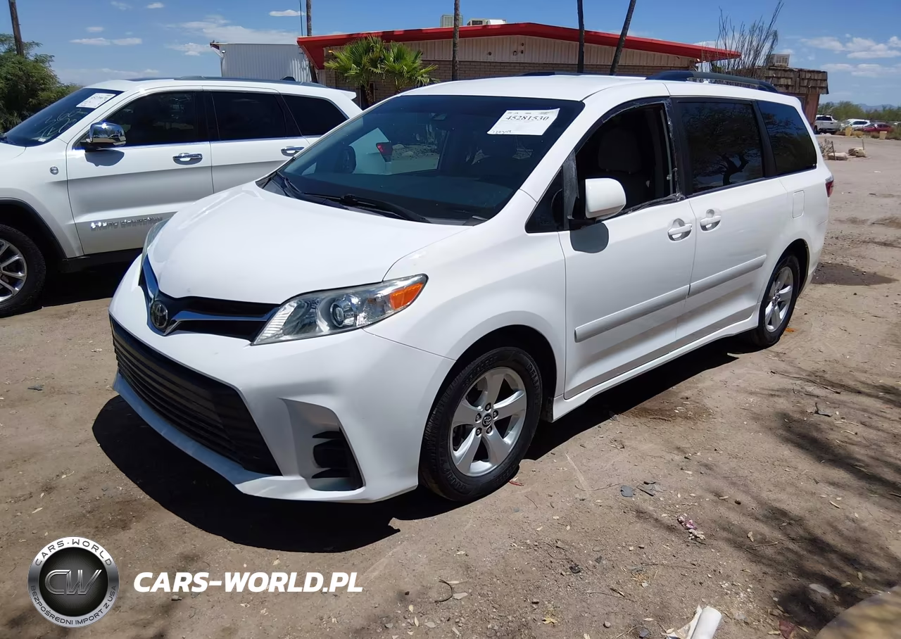 2020 Toyota Sienna Le VIN:5TDKZ3DC6LS049984 - 2