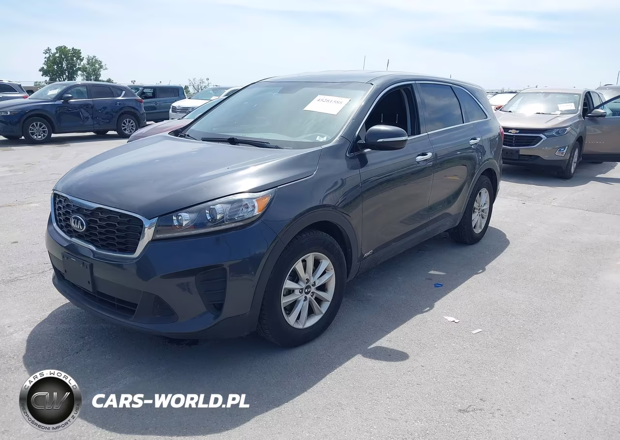 2019 Kia Sorento 3.3L Lx VIN:5XYPGDA57KG553219 - 2