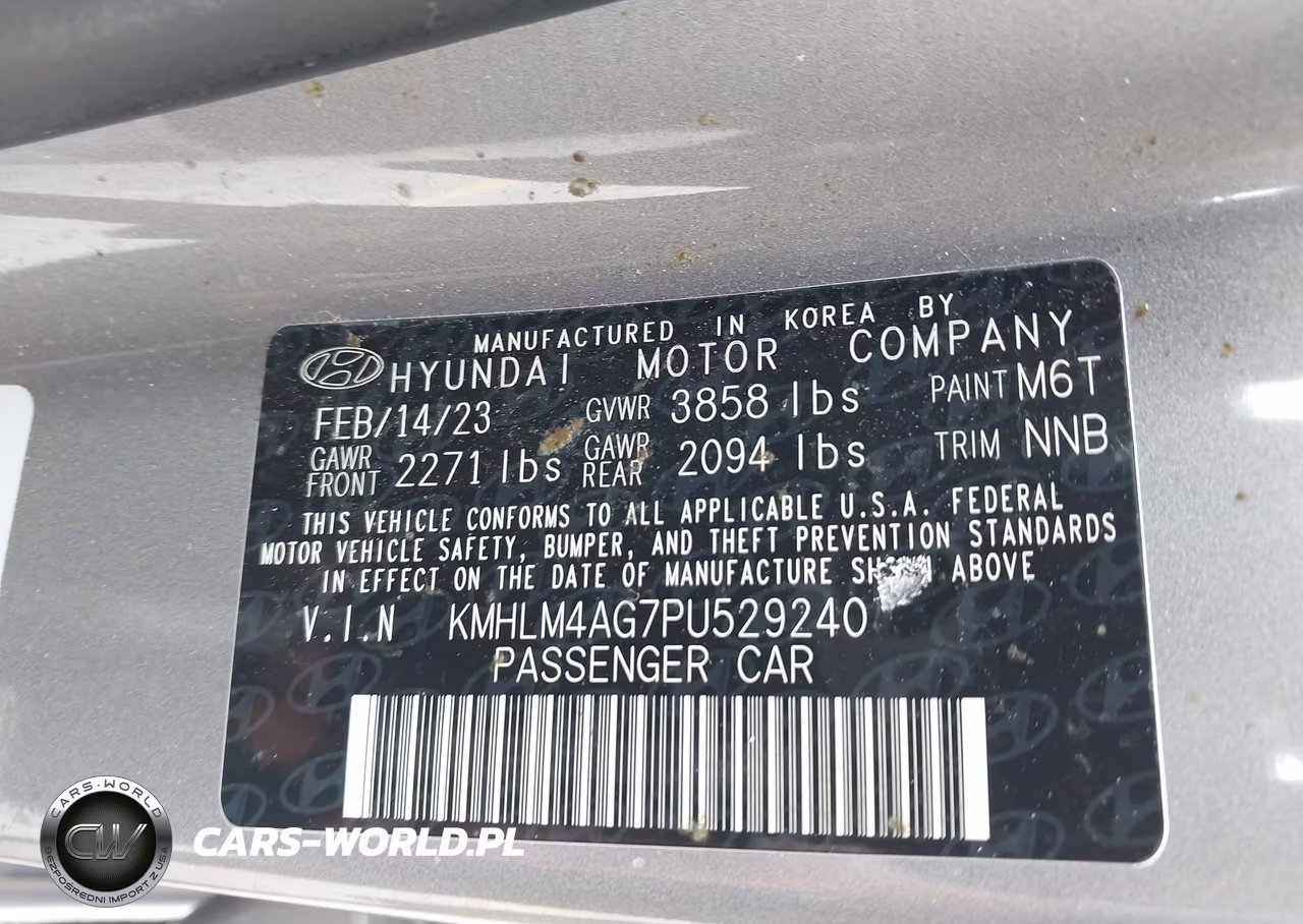 2023 Hyundai Elantra Sel VIN:KMHLM4AG7PU529240 - 9