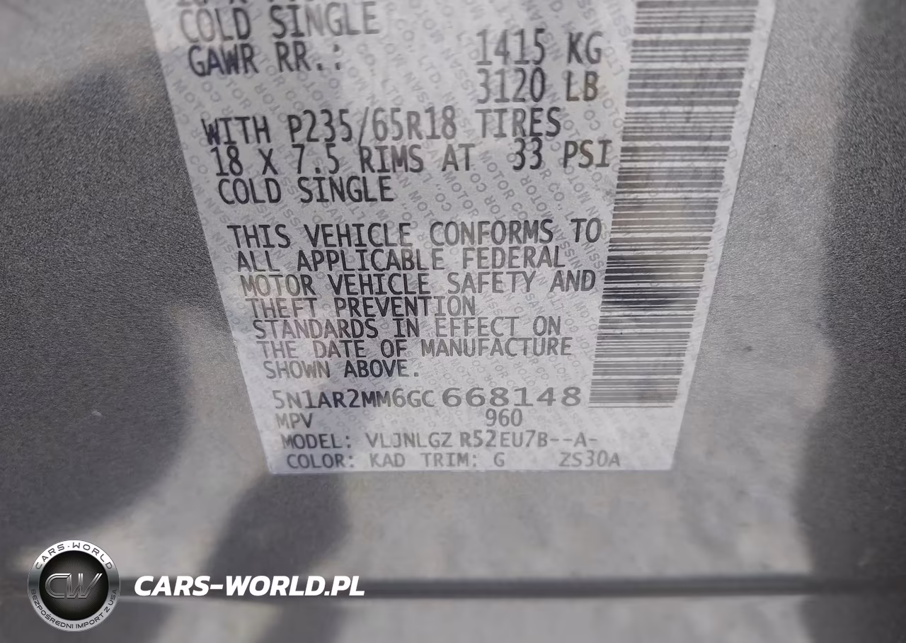 2016 Nissan Pathfinder Sl VIN:5N1AR2MM6GC668148 - 9