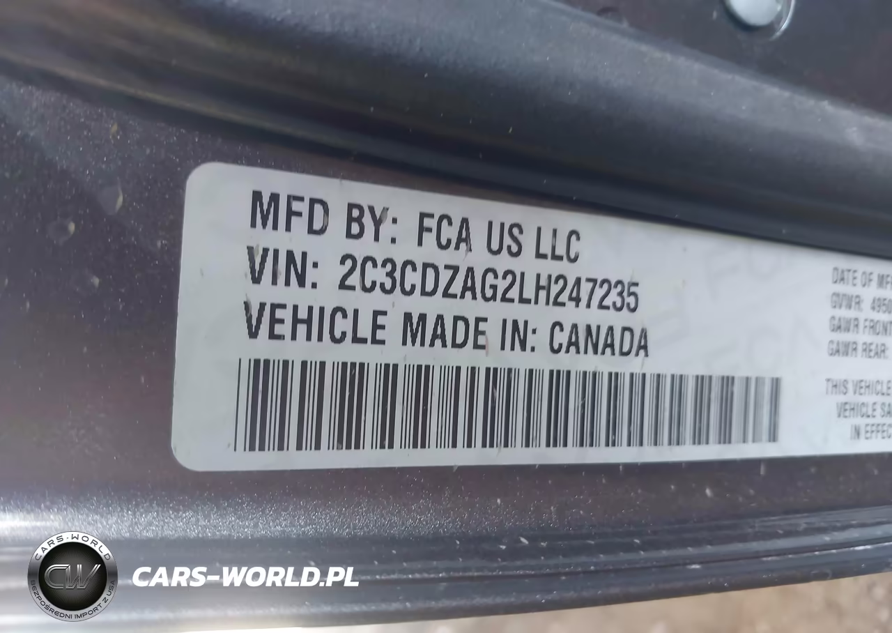 2020 Dodge Challenger Sxt VIN:2C3CDZAG2LH247235 - 9