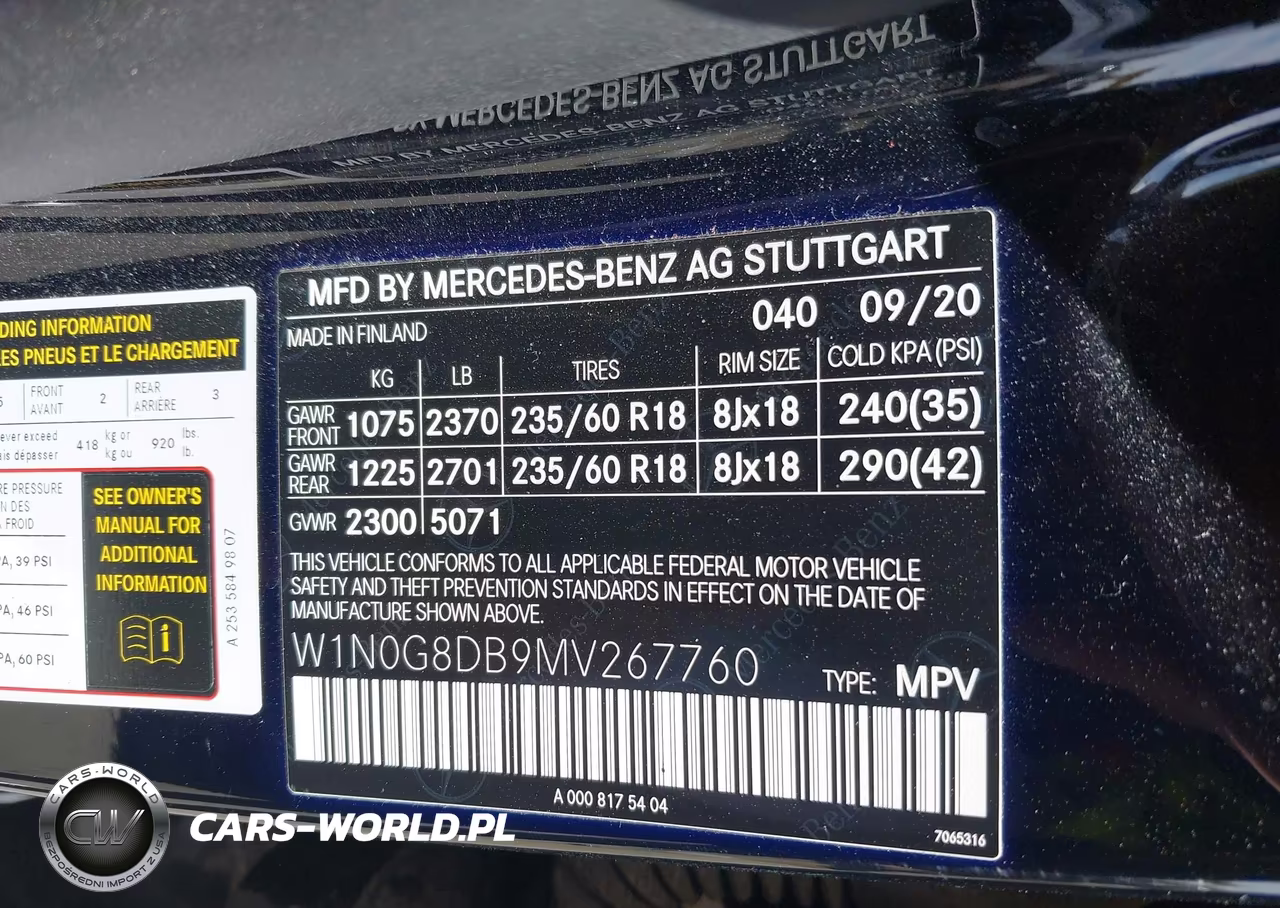 2021 Mercedes-Benz Glc 300 Suv VIN:W1N0G8DB9MV267760 - 9