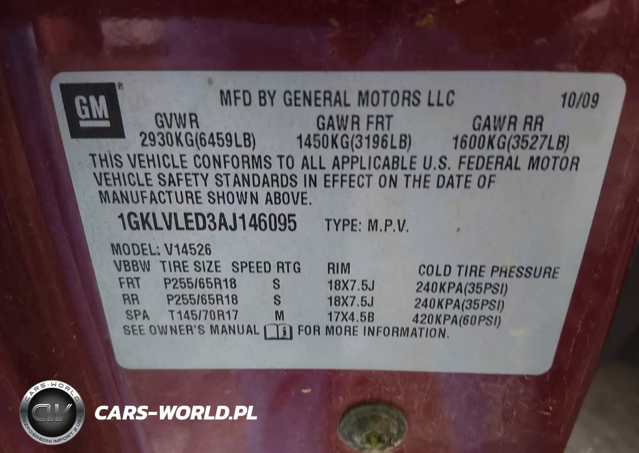2010 GMC Acadia Sle VIN:1GKLVLED3AJ146095 - 9