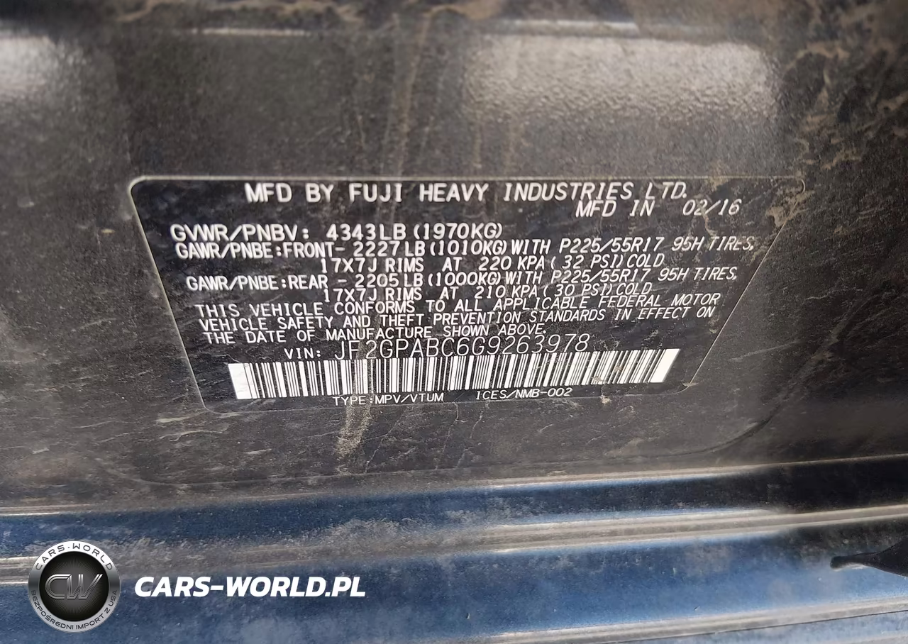 2016 Subaru Crosstrek 2.0I Premium VIN:JF2GPABC6G9263978 - 9