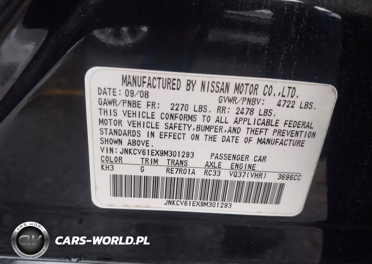 2009 Infiniti G37 Journey VIN:JNKCV61EX9M301293 - 9