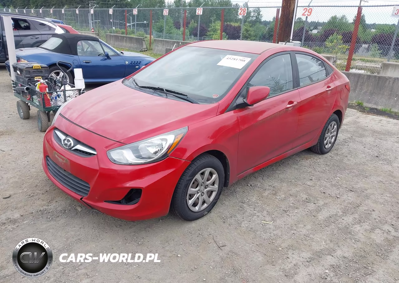 2014 Hyundai Accent Gls VIN:KMHCT4AE8EU743846 - 2