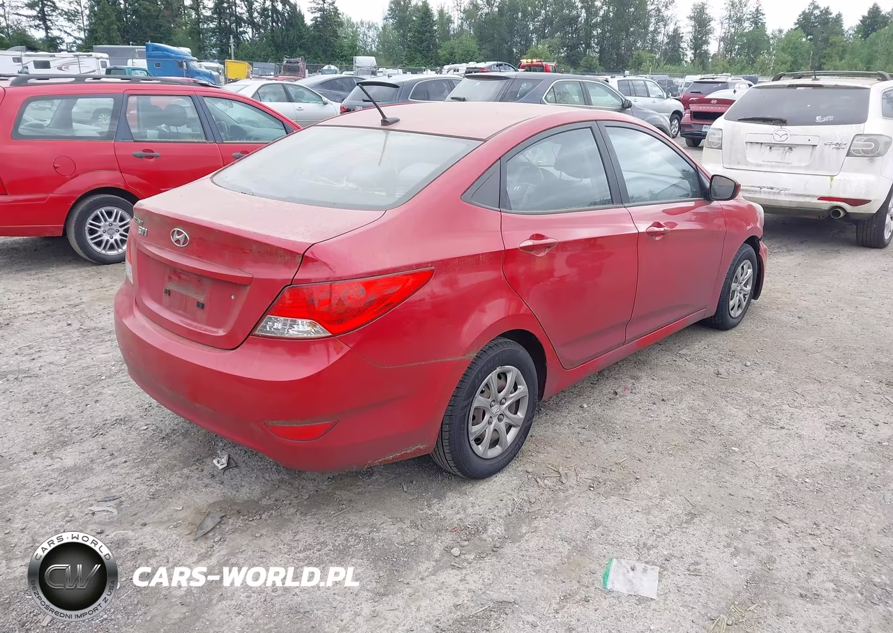 2014 Hyundai Accent Gls VIN:KMHCT4AE8EU743846 - 4