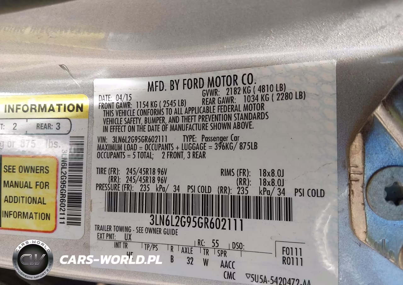 2016 Lincoln Mkz VIN:3LN6L2G95GR602111 - 9