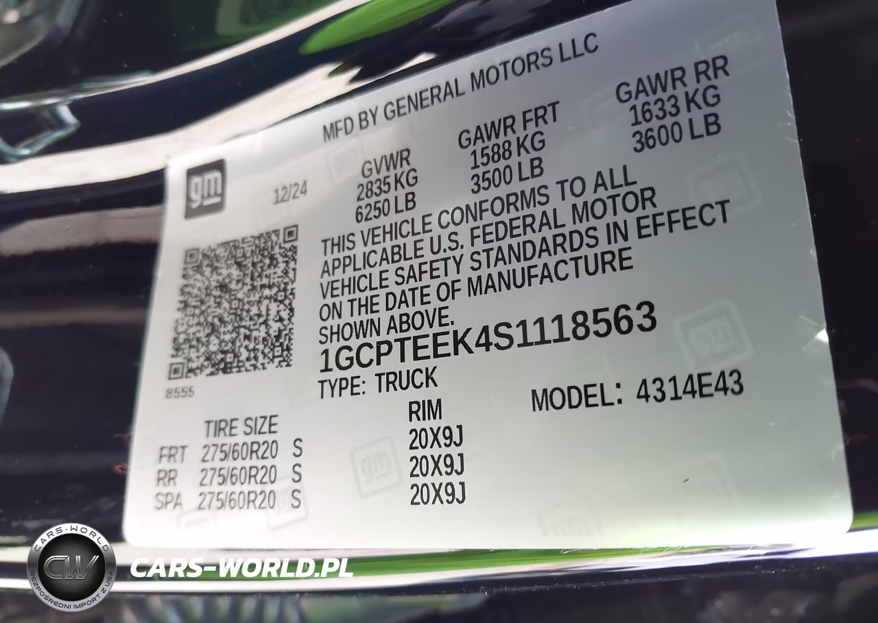 2025 Chevrolet Colorado 4Wd Trail Boss VIN:1GCPTEEK4S1118563 - 9