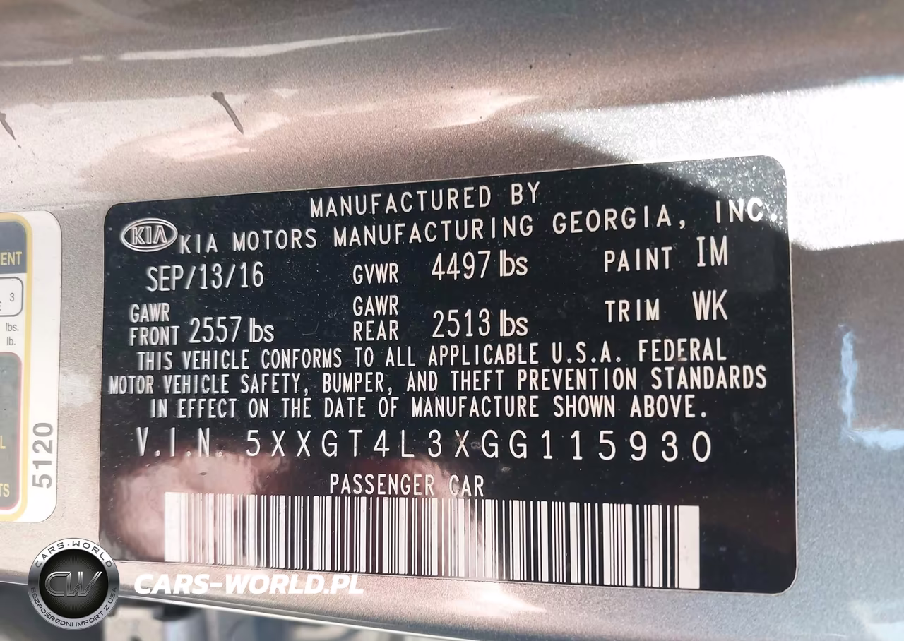 2016 Kia Optima Lx VIN:5XXGT4L3XGG115930 - 9