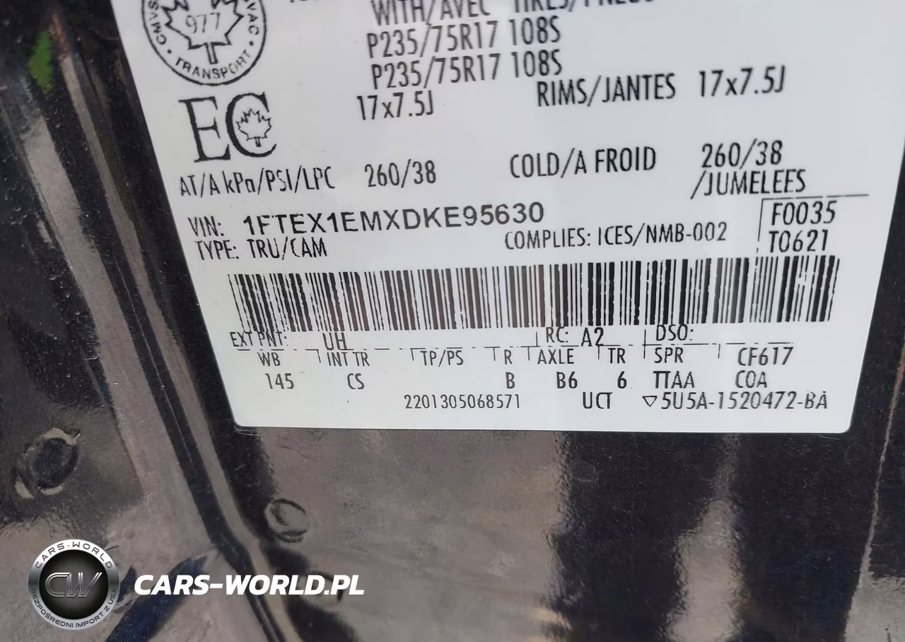 2013 Ford F-150 Stx VIN:1FTEX1EMXDKE95630 - 9
