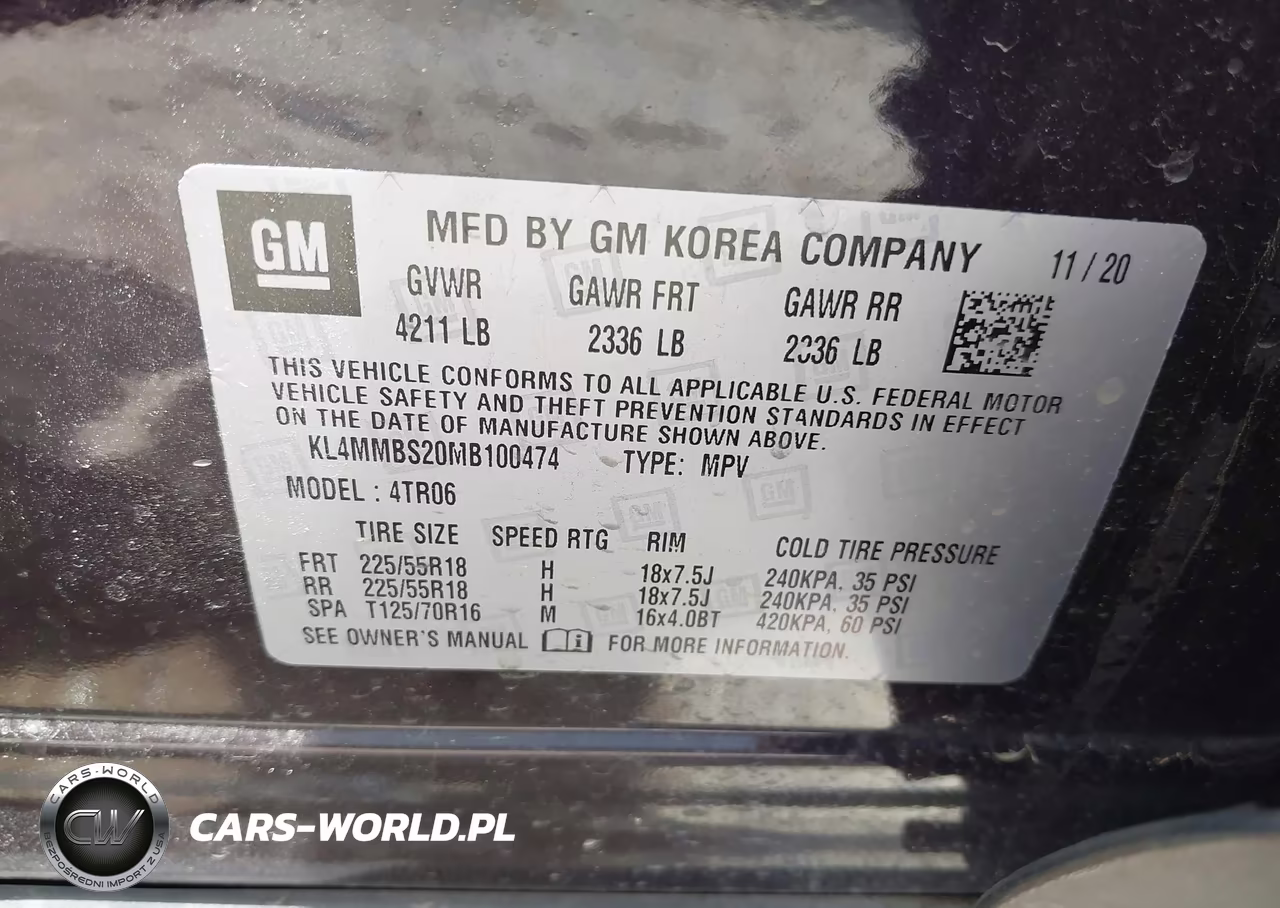 2021 Buick Encore Gx Fwd Preferred VIN:KL4MMBS20MB100474 - 9