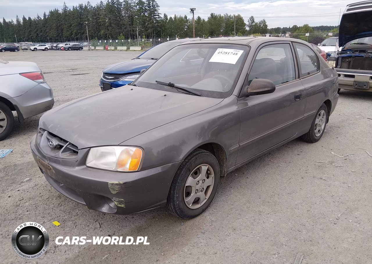 2000 Hyundai Accent Gs VIN:KMHCG35G8YU035756 - 2